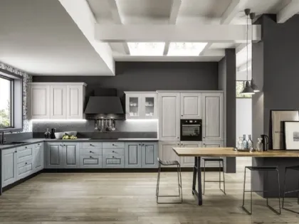 Cucina Classica Exclusiva con anta Glamour di Scavolini