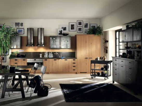 Cucina Moderna Diesel Social Kitchen in Ruxe Wood di Scavolini